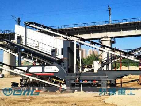 安徽亳州时产100吨移动式建筑垃圾破碎站